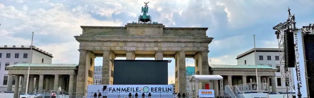 Fanmeile vor dem Brandenburger Tor
